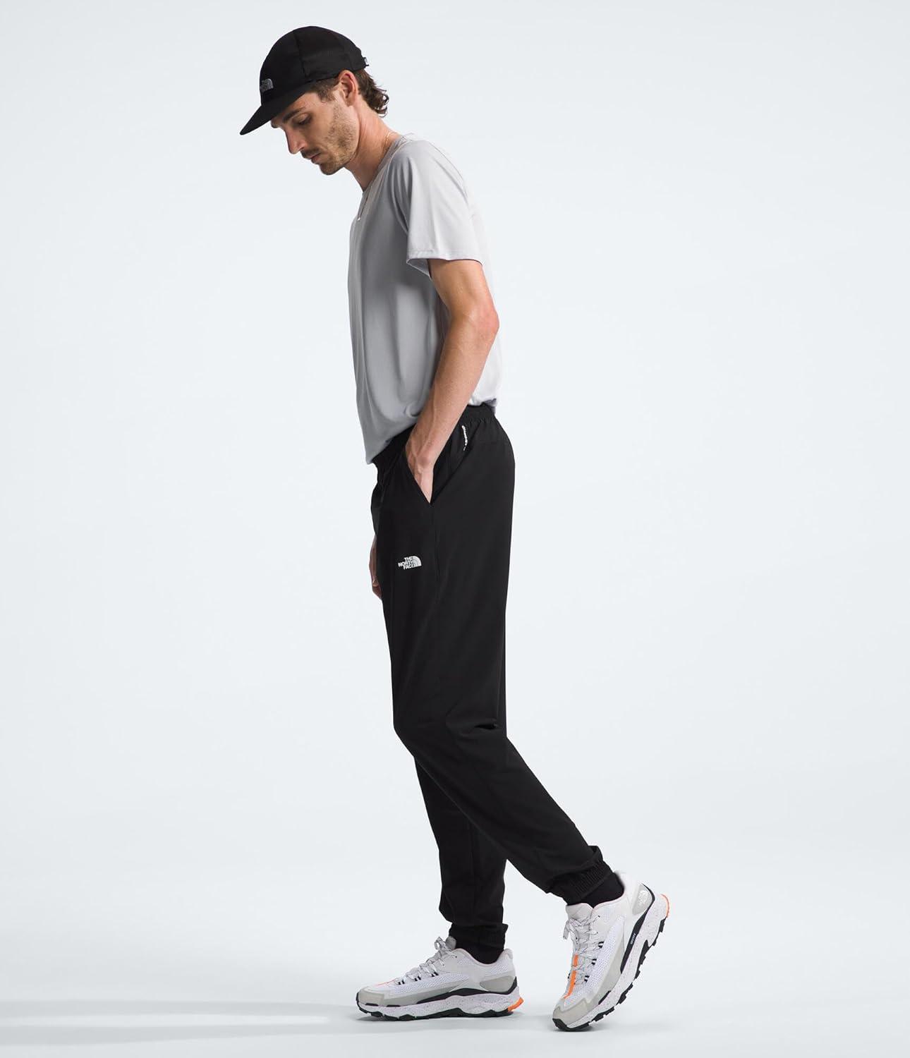 imageThe North FACE Mens Wander Jogger 20 Moisture Wicking Pants Water Repellent Finish Internal DrawcordTnf Black