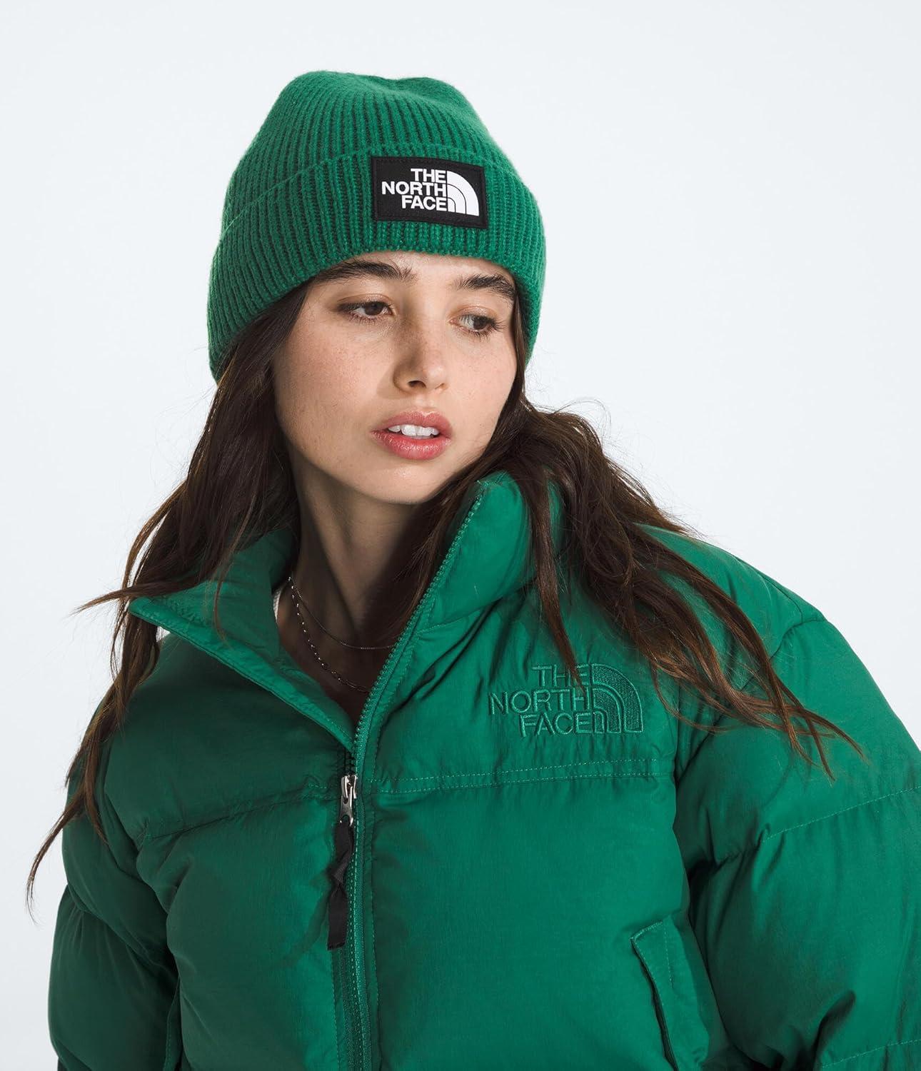 imageThe North FACE UnisexAdult TNF Logo Box Cuffed BeanieEvergreen