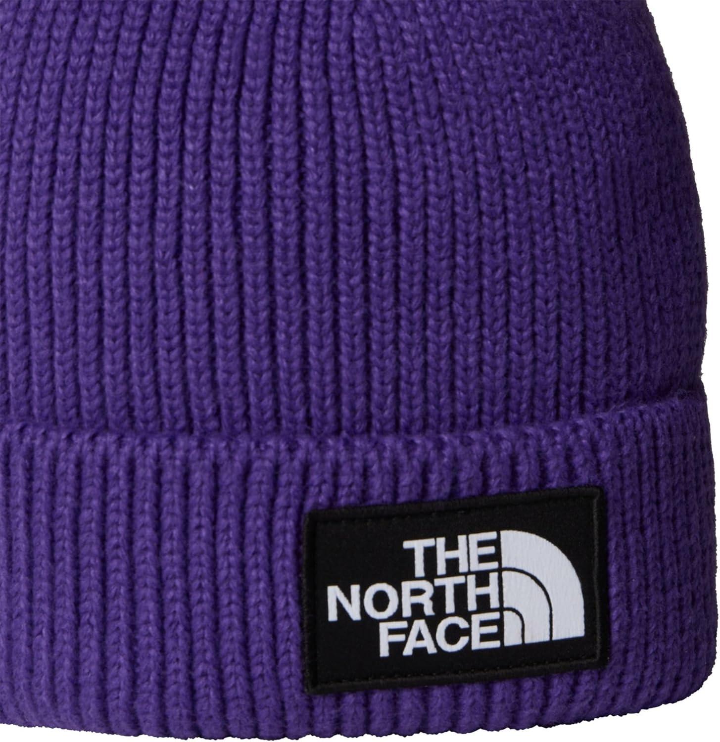 imageThe North FACE UnisexAdult TNF Logo Box Cuffed BeaniePeak Purple