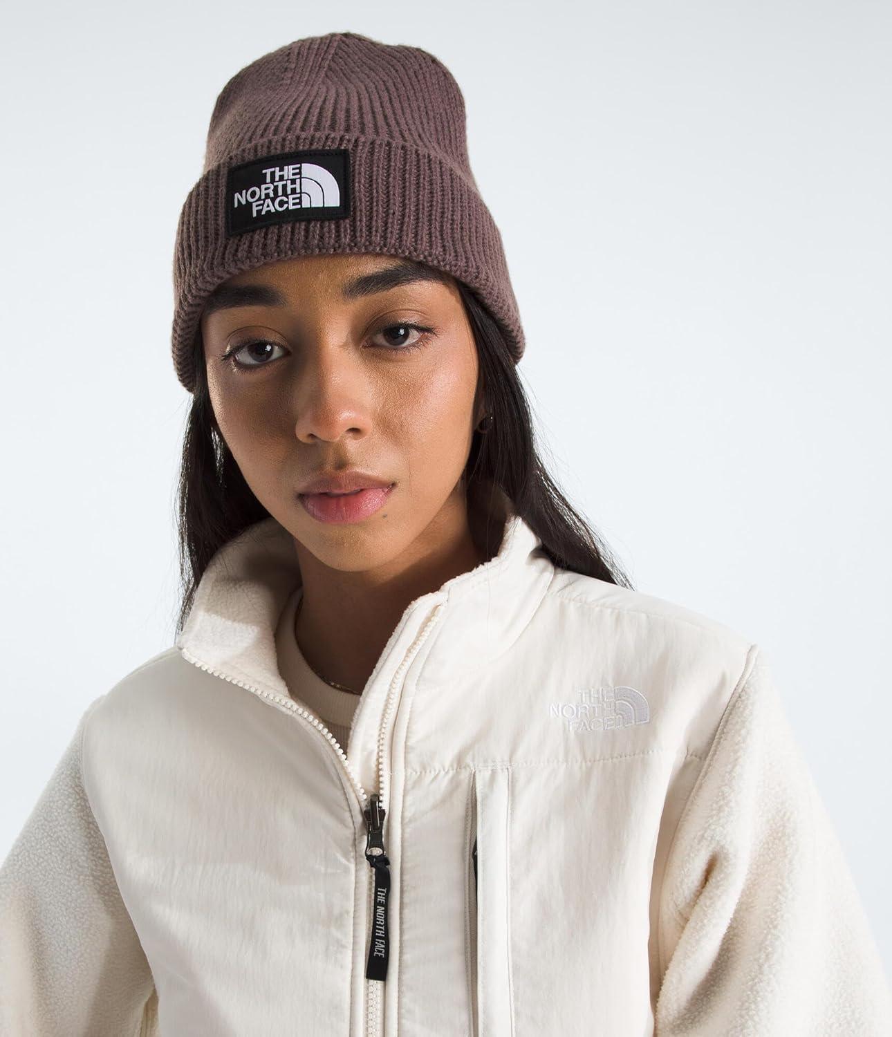 imageThe North FACE UnisexAdult TNF Logo Box Cuffed BeanieTawny Quartz