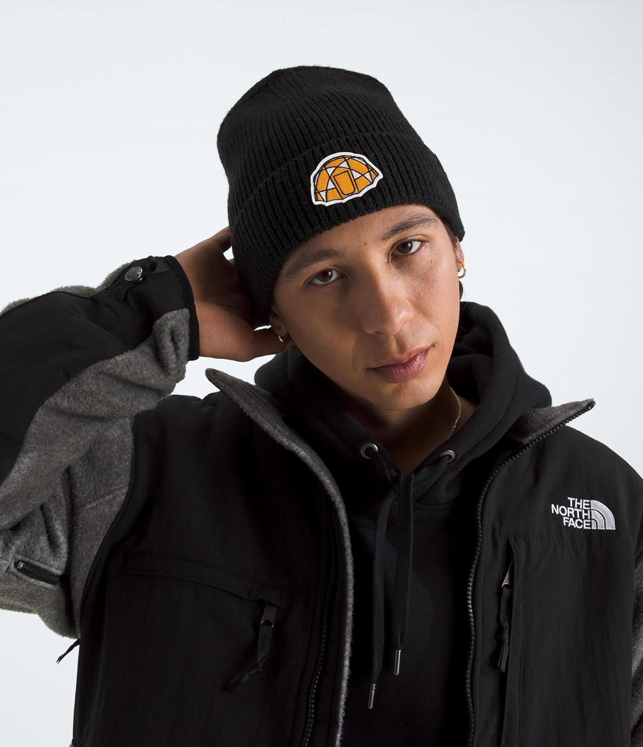 imageThe North FACE UnisexAdult TNF Logo Box Cuffed BeanieTnf BlackIcon Patch