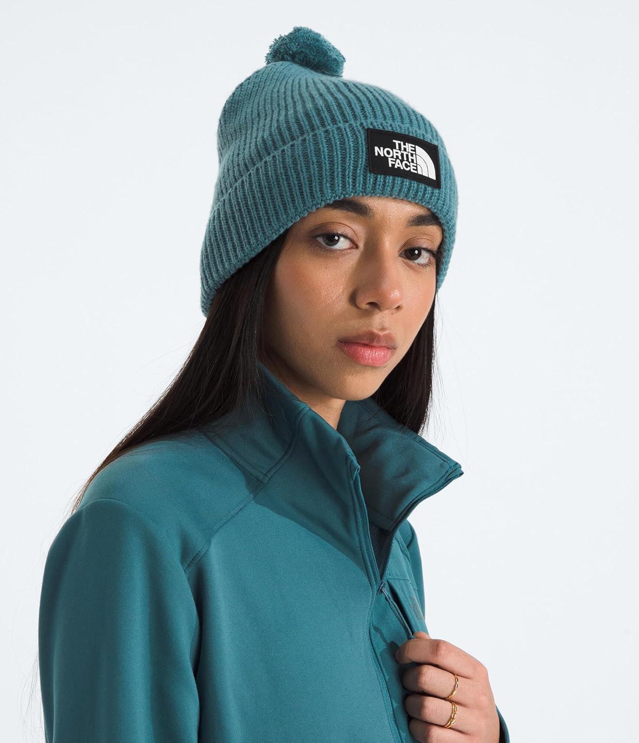 imageThe North FACE UnisexAdult TNF Logo Box Pom BeanieSpace