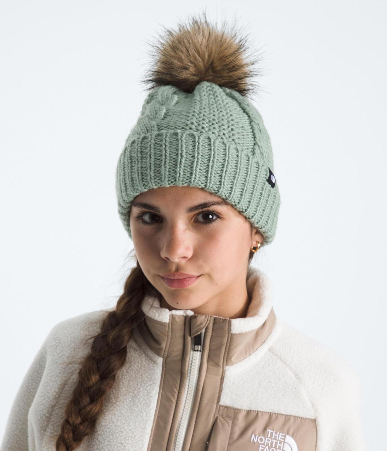 imageThe North FACE UnisexBaby Oh Mega Fur Pom BeanieSlate Moss