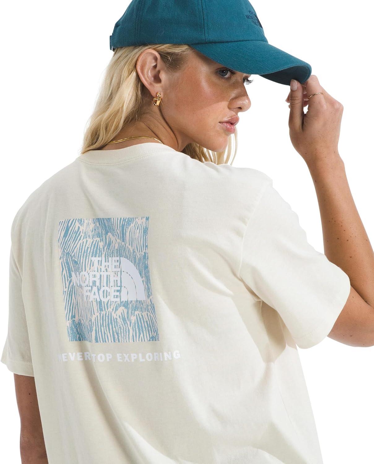 imageThe North FACE Womens Evolution Box NSE Fill ShortSleeve TeeWhite Dune