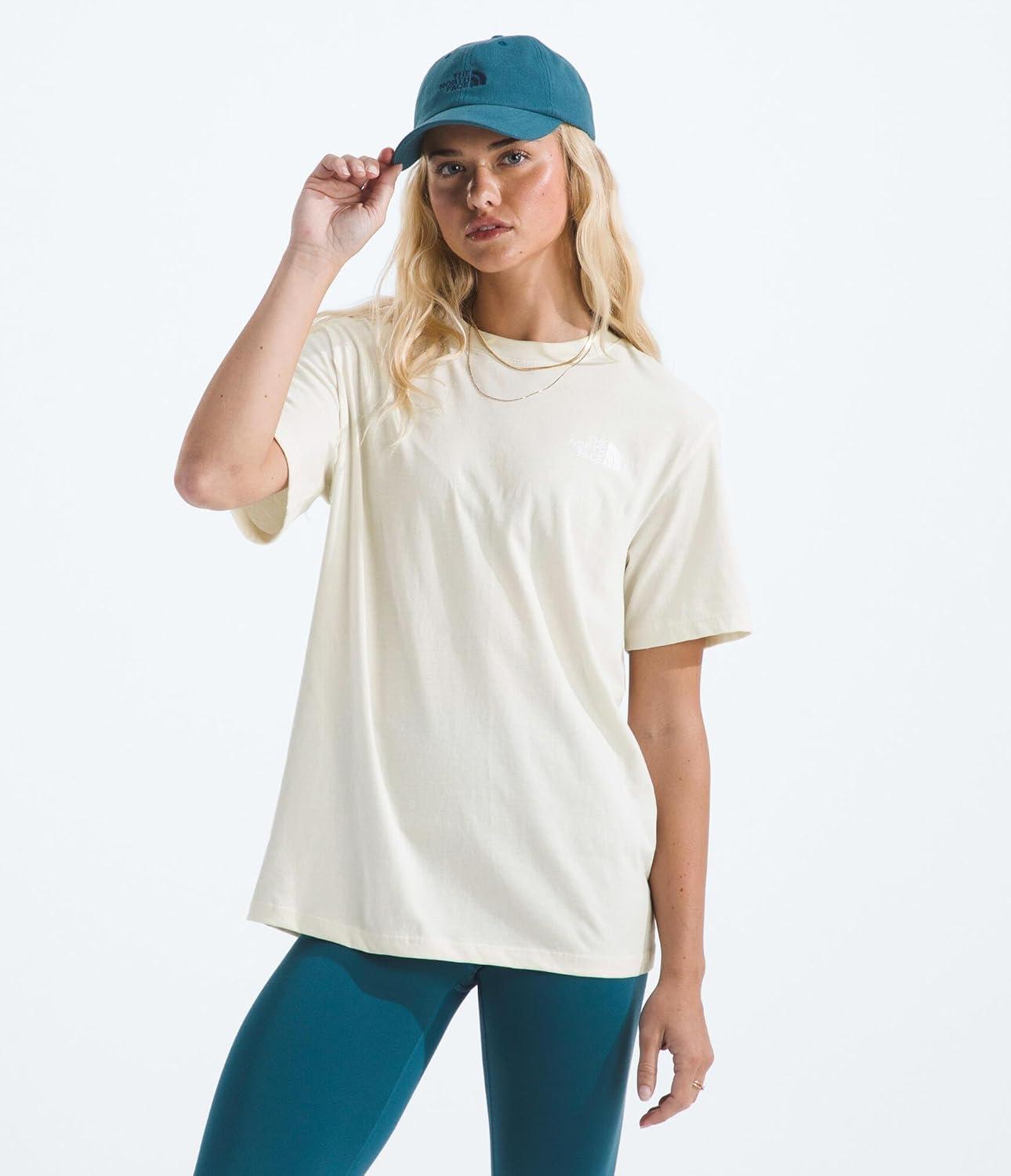 imageThe North FACE Womens Evolution Box NSE Fill ShortSleeve TeeWhite Dune