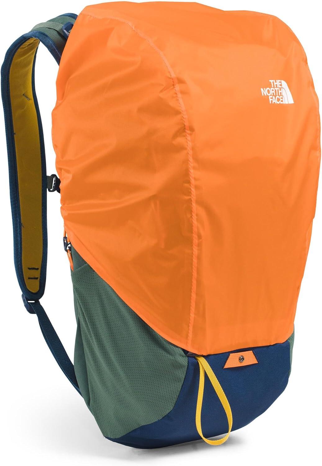 imageThe North Face Basin 18 Liter Technical Daypack with Rain Cover Unisex Backpack Sternum Strap Hiking Pole Attachment Stash Pocket Duck GreenShady Blue One SizeDuck GreenShady Blue