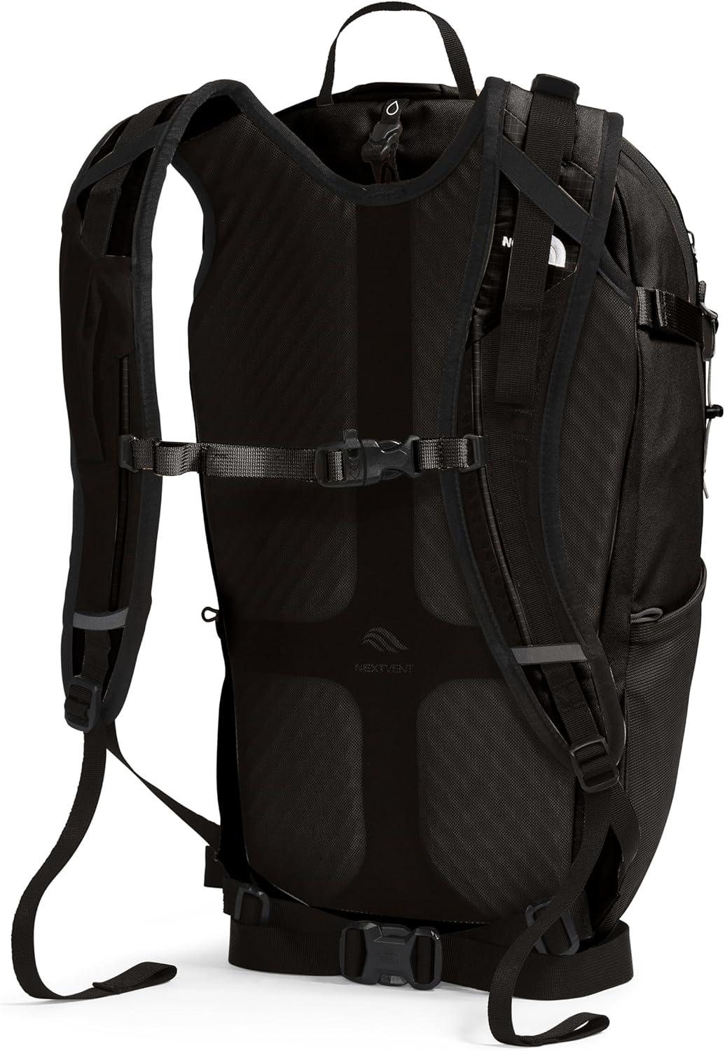 imageThe North Face Basin 24 Liter Technical Daypack with Rain Cover Unisex Backpack Hipbelt Hiking Pole Attachment Compression Straps Duck GreenShady Blue One SizeTnf BlackTnf Blacknpf