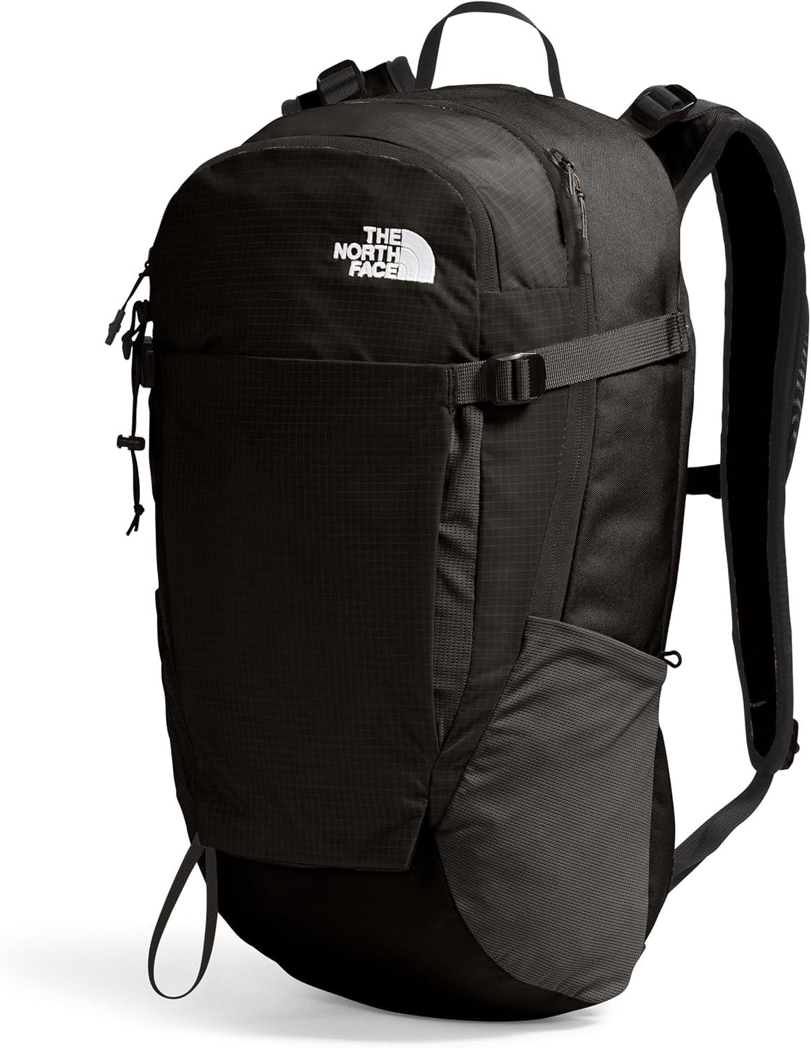 imageThe North Face Basin 24 Liter Technical Daypack with Rain Cover Unisex Backpack Hipbelt Hiking Pole Attachment Compression Straps Duck GreenShady Blue One SizeTnf BlackTnf Blacknpf