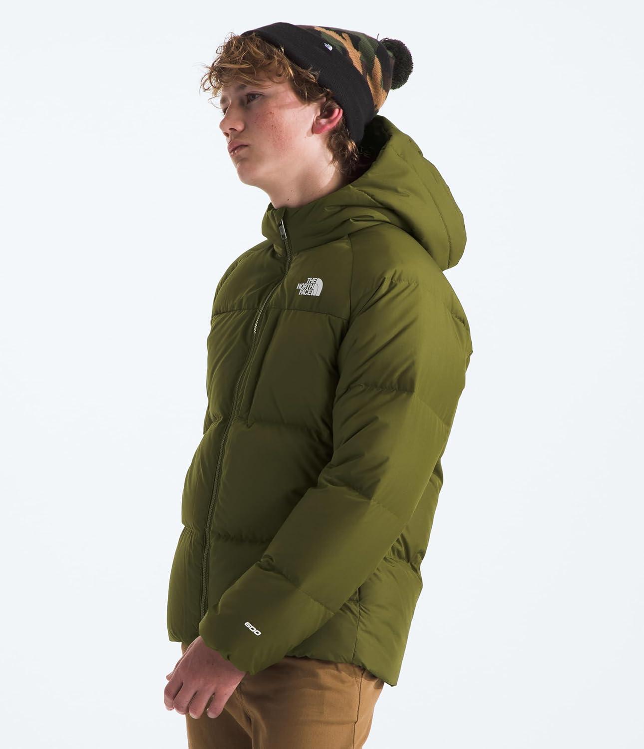 imageThe North Face Boys Reversible North Down Hooded Jacket Little KidsBig KidsForest Olive