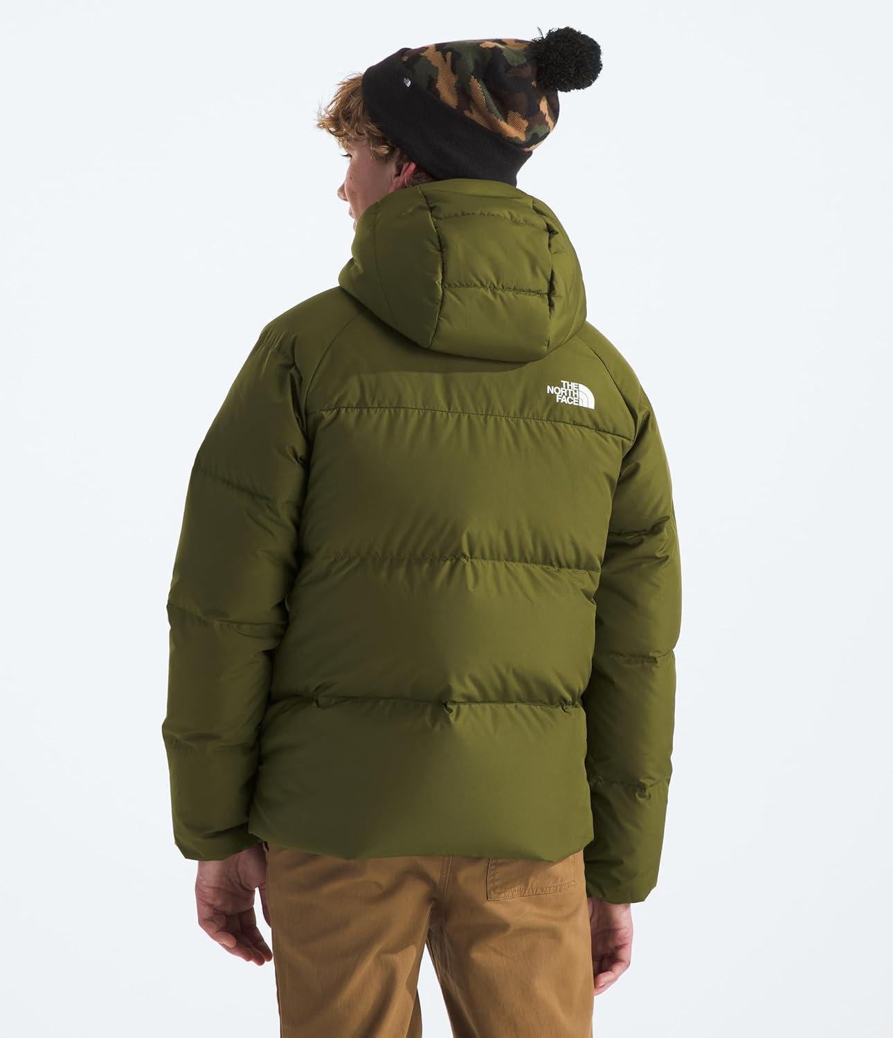 imageThe North Face Boys Reversible North Down Hooded Jacket Little KidsBig KidsForest Olive