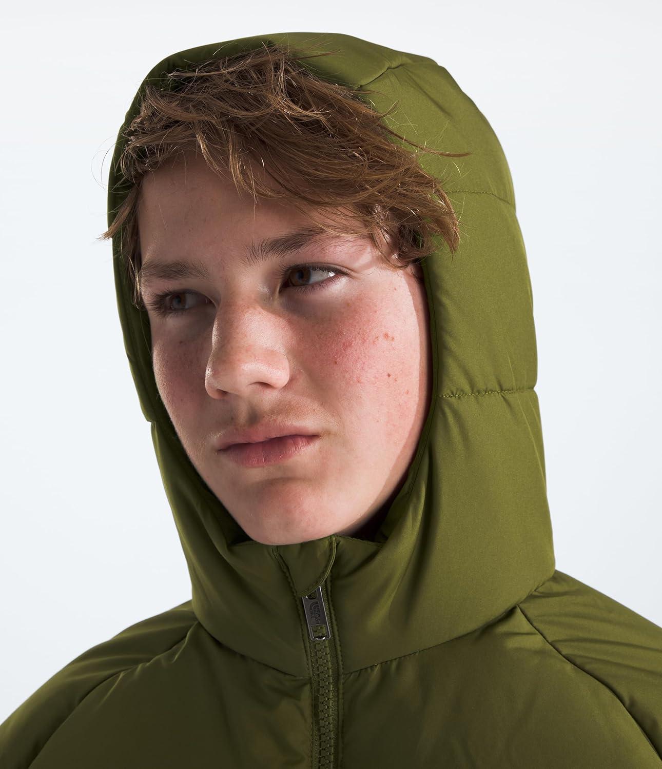 imageThe North Face Boys Reversible North Down Hooded Jacket Little KidsBig KidsForest Olive