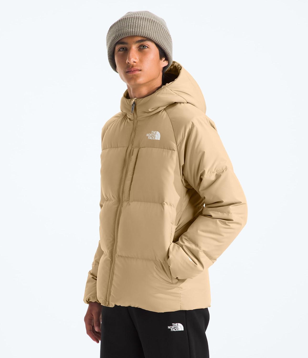 imageThe North Face Boys Reversible North Down Hooded Jacket Little KidsBig KidsKhaki Stone