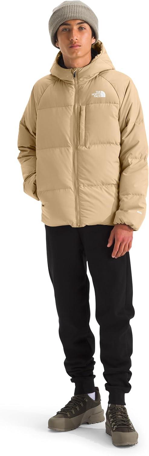 imageThe North Face Boys Reversible North Down Hooded Jacket Little KidsBig KidsKhaki Stone