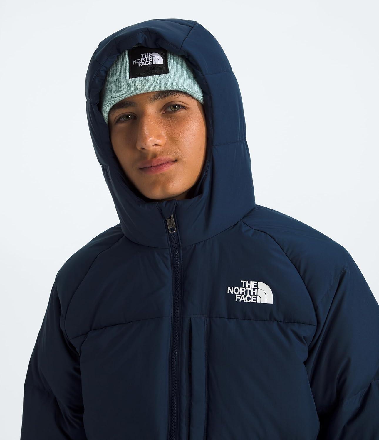 imageThe North Face Boys Reversible North Down Hooded Jacket Little KidsBig KidsTnf Black