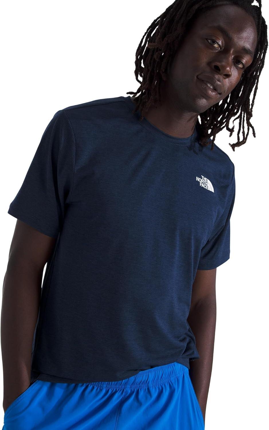 imageThe North Face Mens 247 ShortSleeve TeeSummit Navy Dark Heather