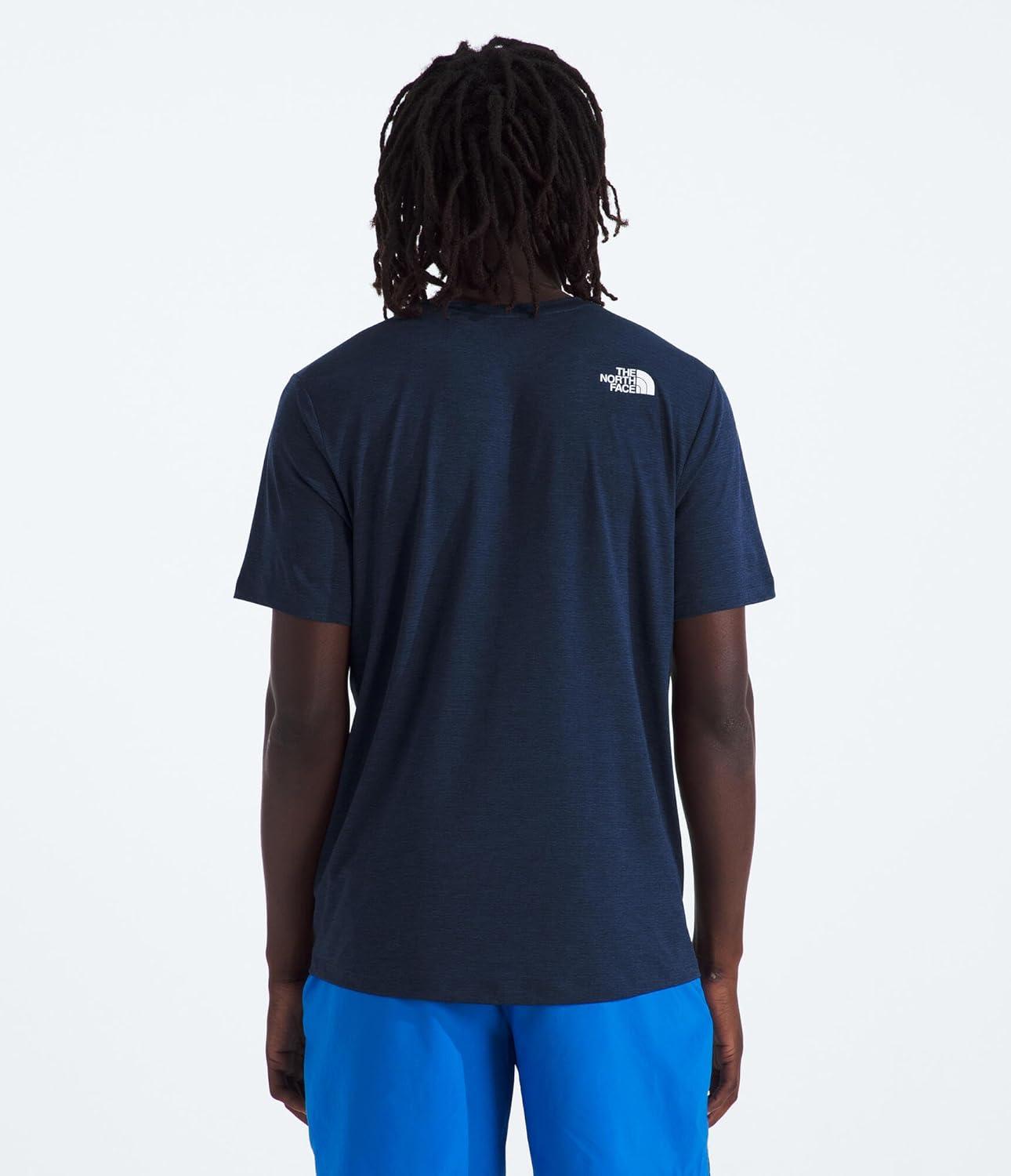 imageThe North Face Mens 247 ShortSleeve TeeSummit Navy Dark Heather
