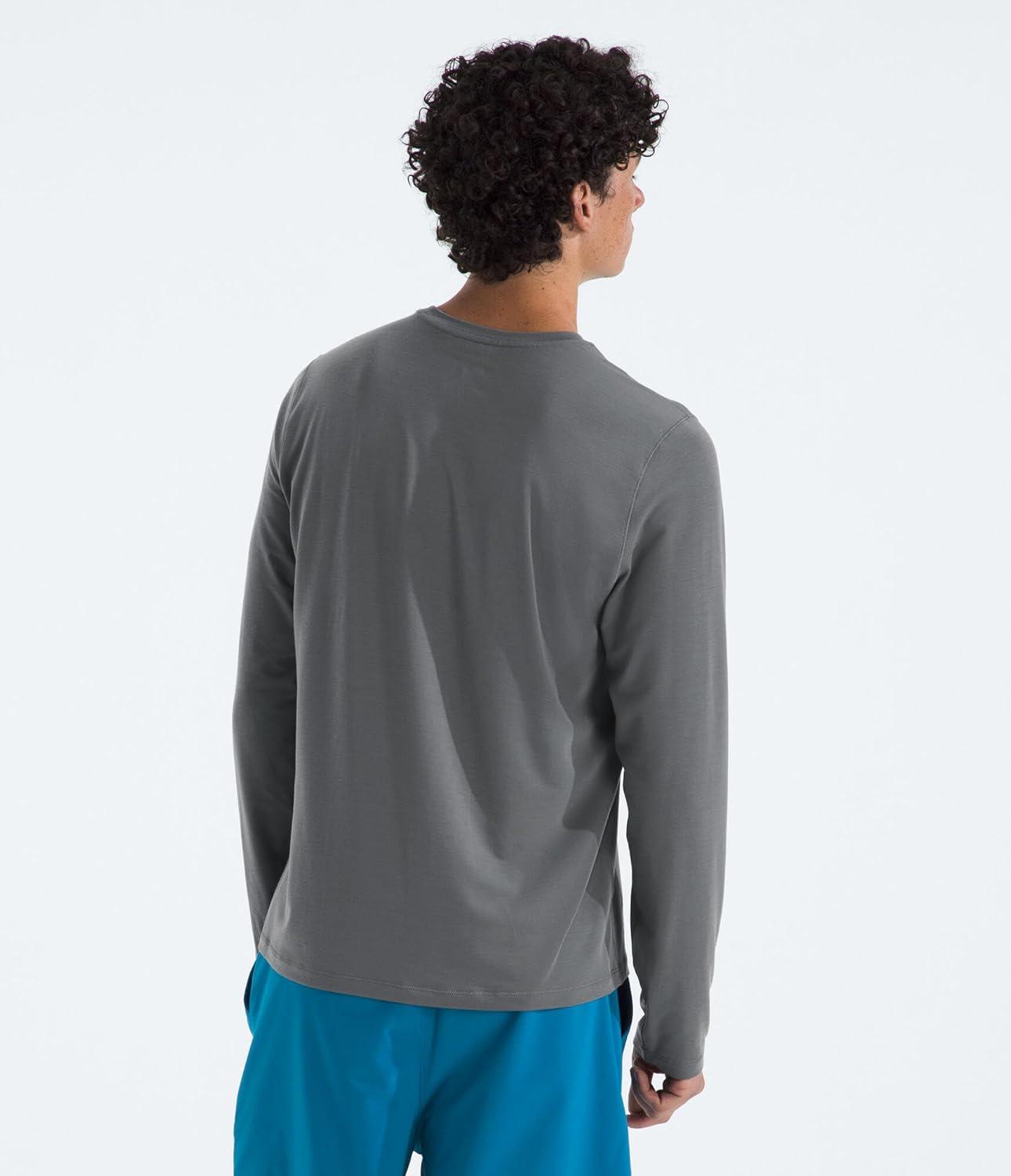 imageThe North Face Mens Adventure LongSleeve TeeSmoked Pearl