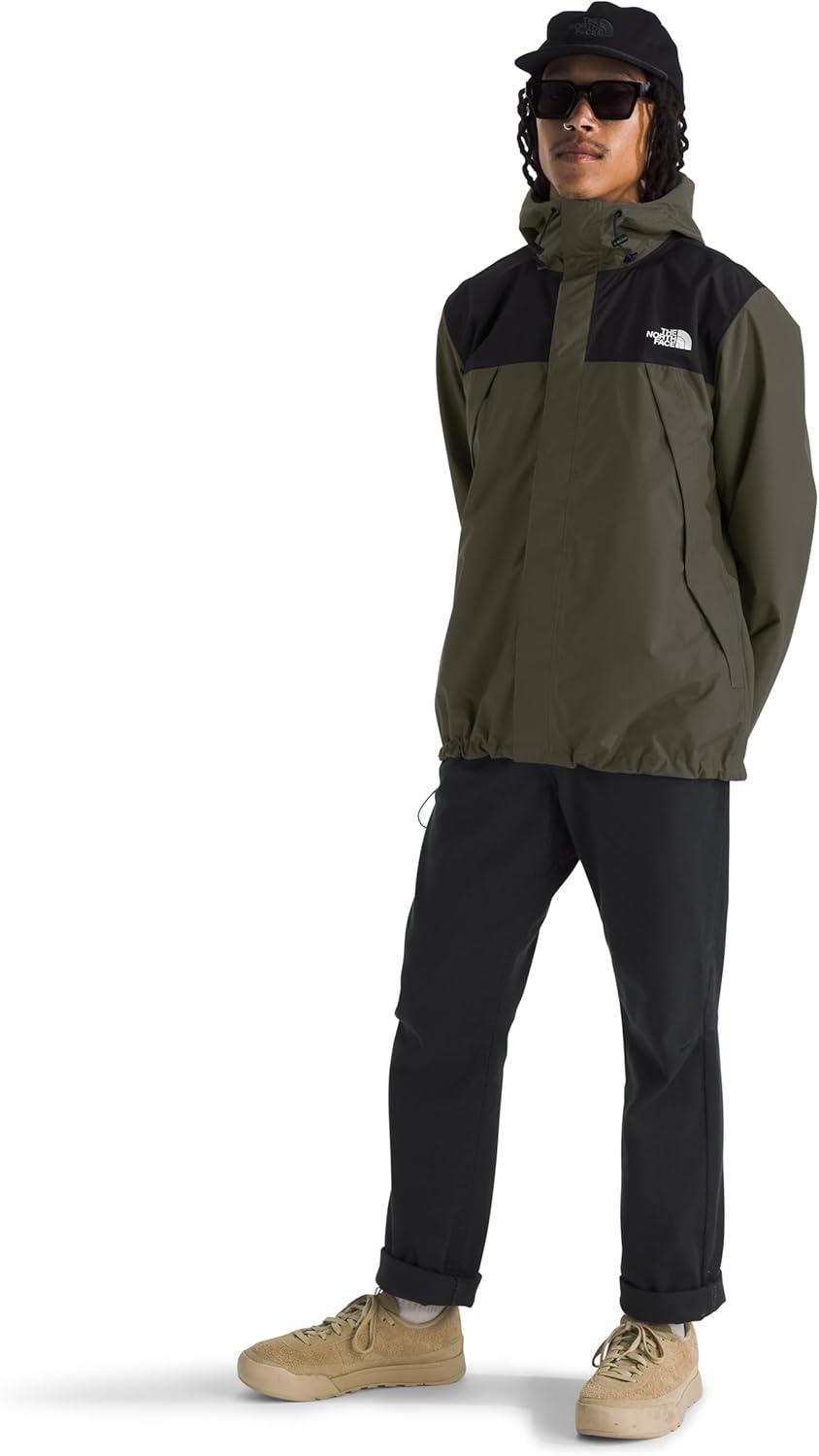 imageThe North Face Mens Antora Waterproof Jacket Standard and Big SizeNew Taupe GreenTnf Black