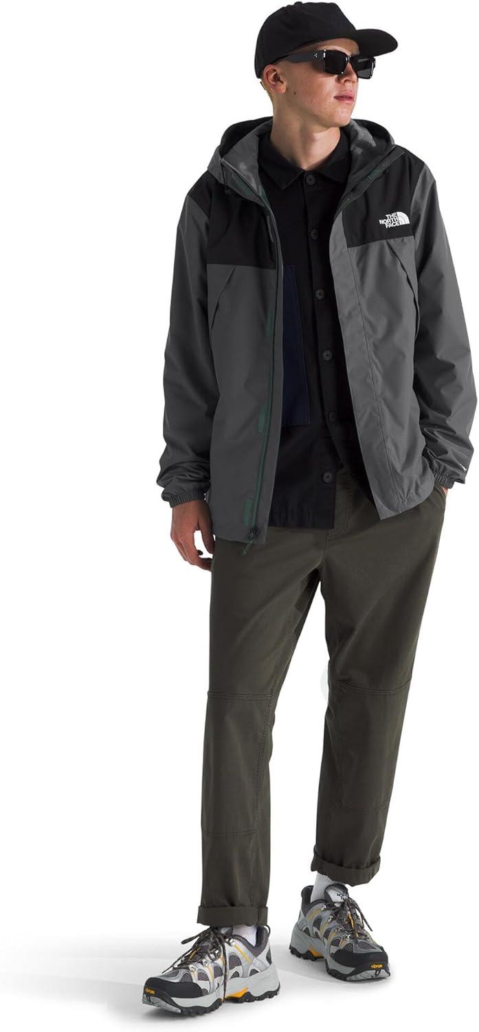 imageThe North Face Mens Antora Waterproof Jacket Standard and Big SizeSmoked PearlTnf Blacknpf