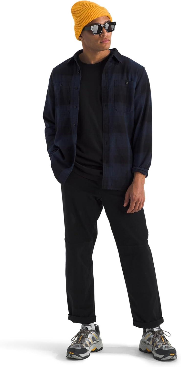 imageThe North Face Mens Arroyo Lightweight LongSleeve Flannel ButtonDown ShirtSummit Navy Tnf Shadow Plaid