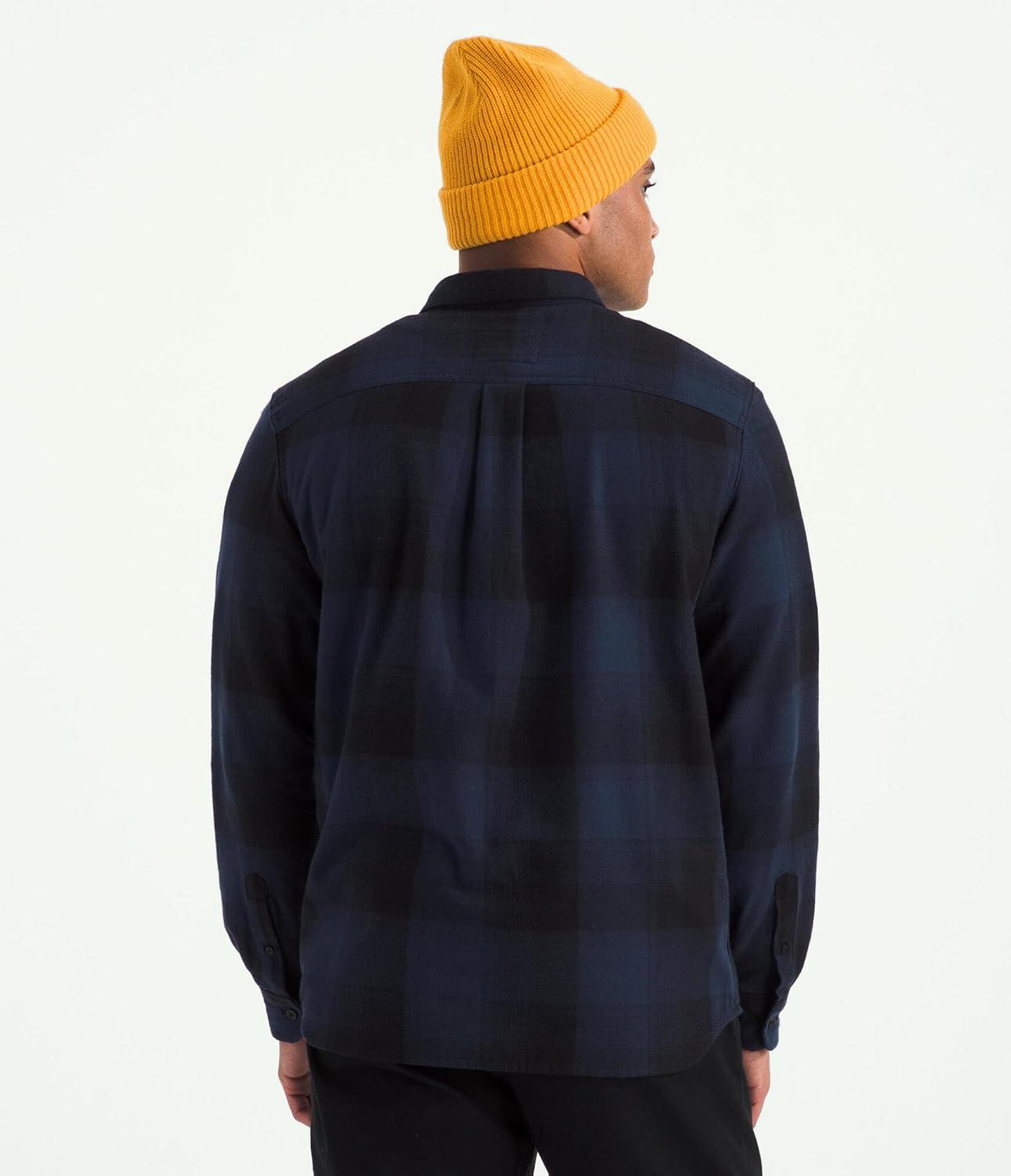 imageThe North Face Mens Arroyo Lightweight LongSleeve Flannel ButtonDown ShirtSummit Navy Tnf Shadow Plaid