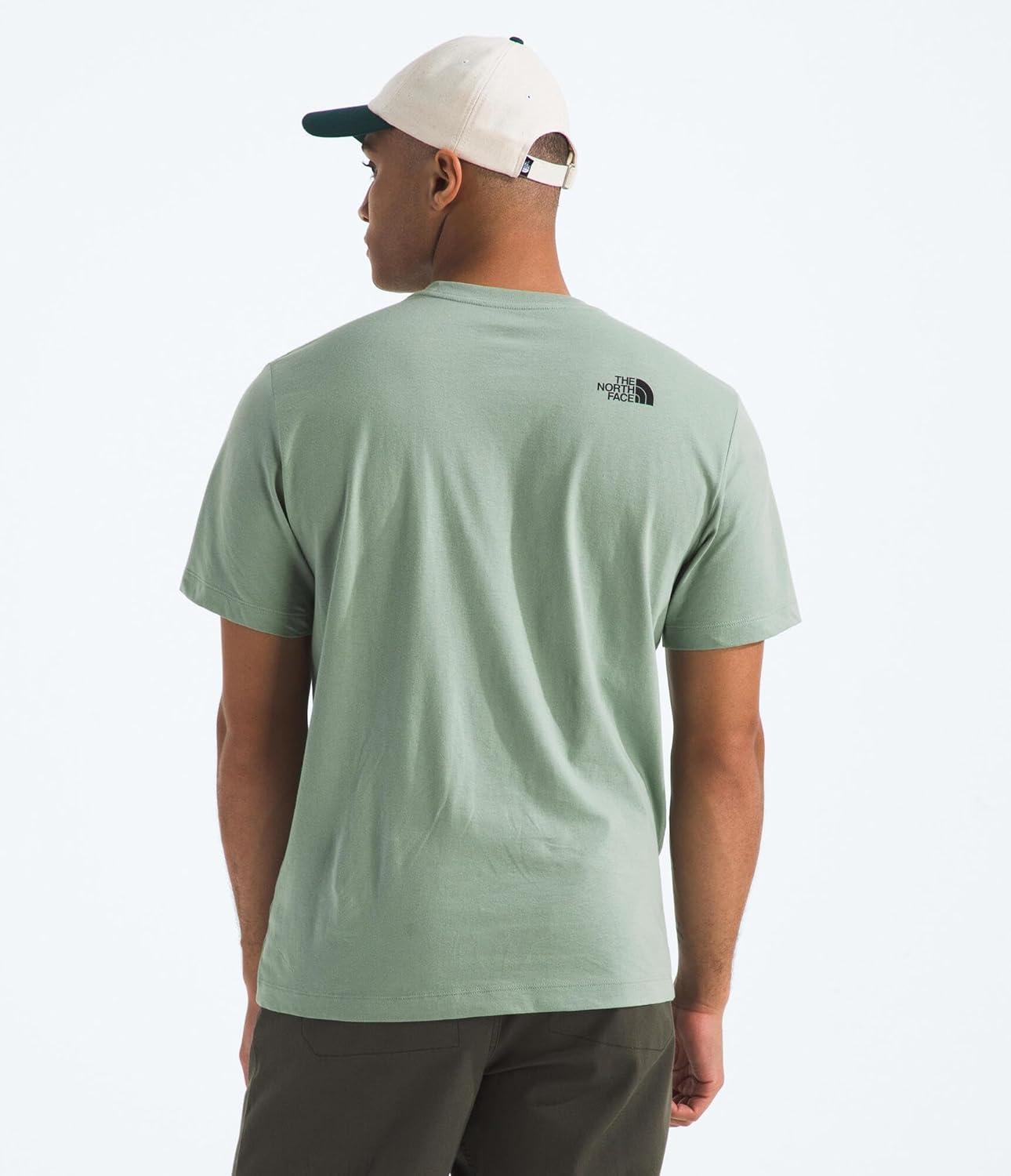 imageThe North Face Mens Evolution Mountain Woods ShortSleeve TeeSlate Moss