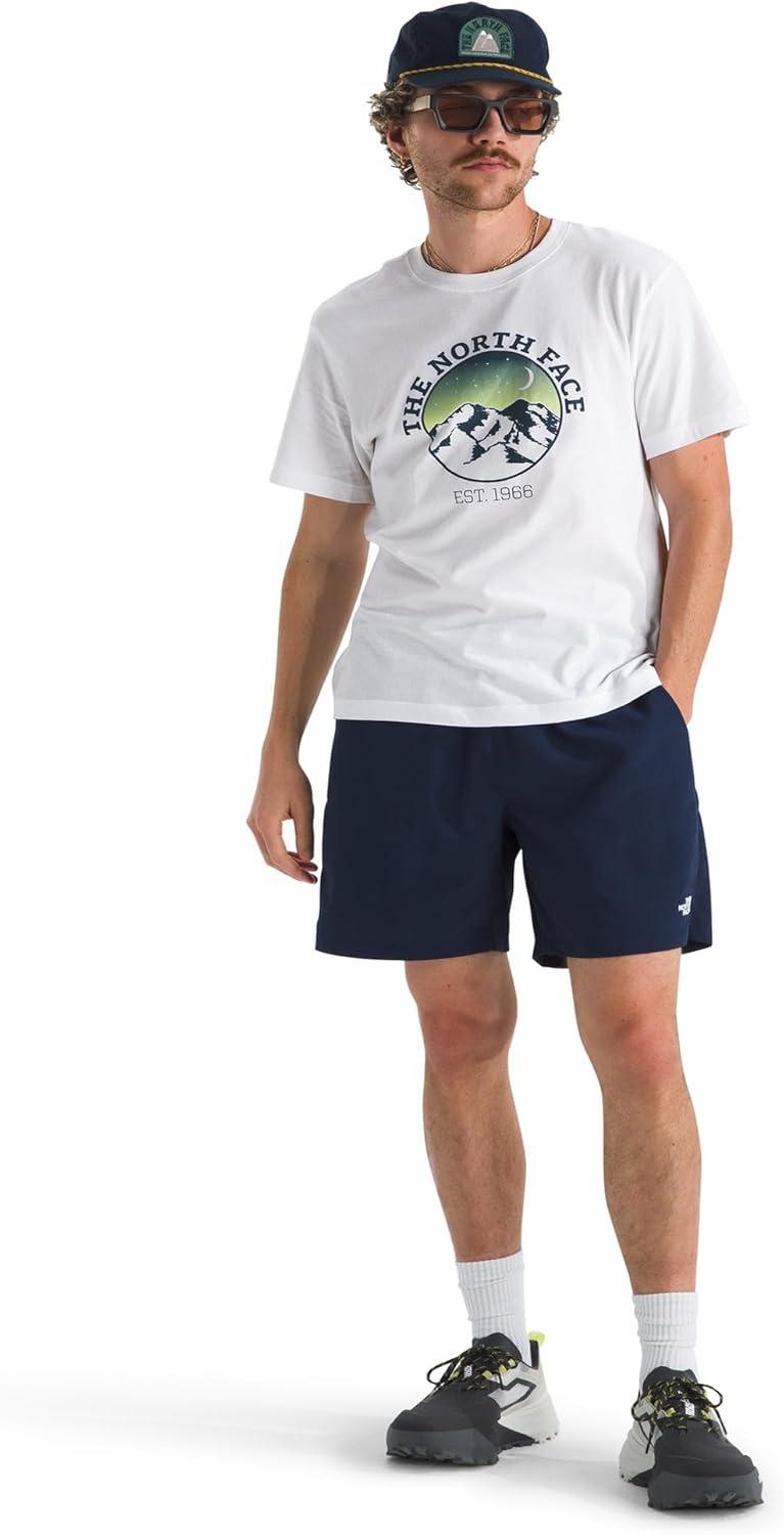 imageThe North Face Mens Evolution Mountain Woods ShortSleeve TeeTnf White