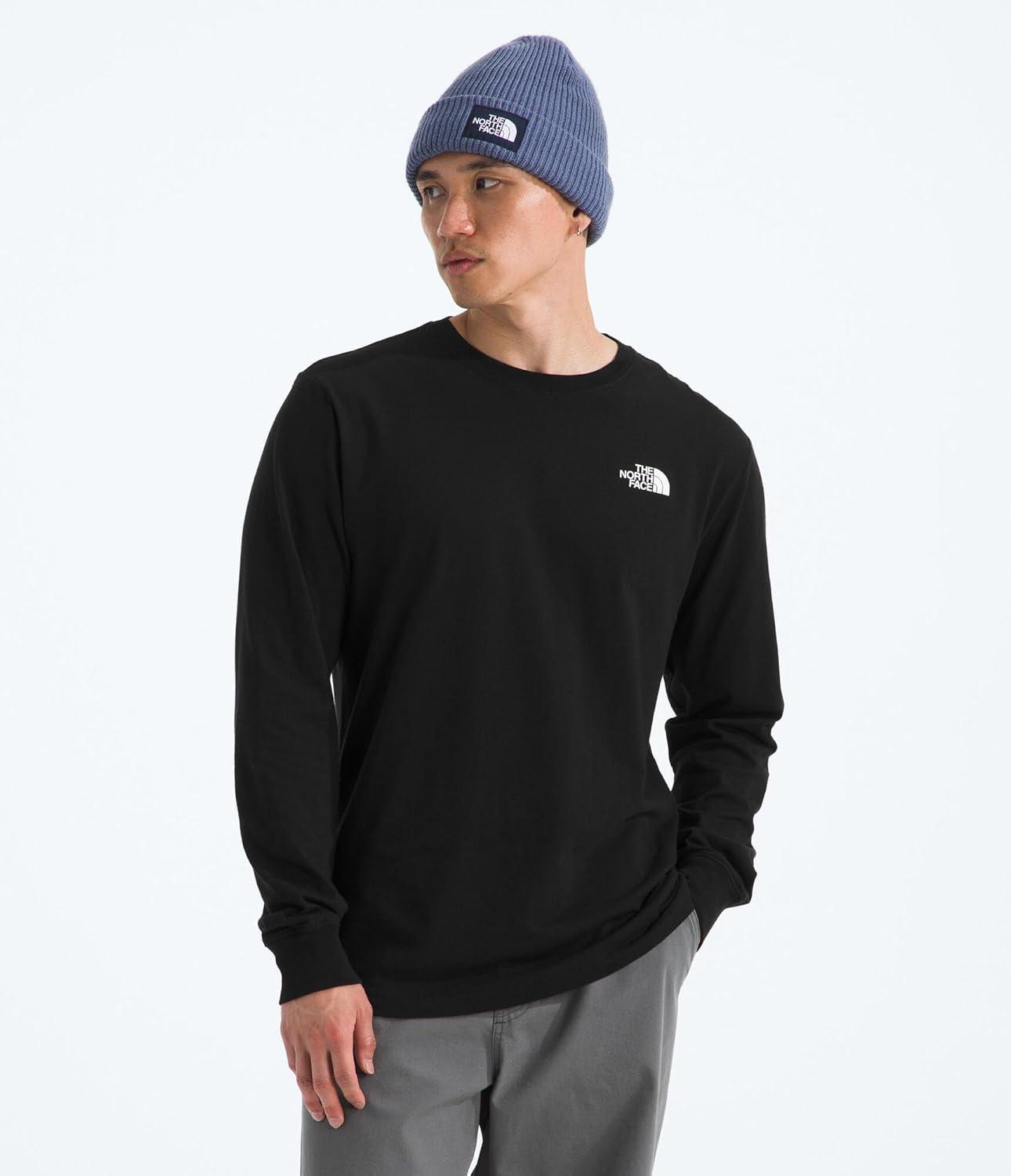 imageThe North Face Mens Evolution Sun Halos Box NSE LongSleeve TeeTnf Black
