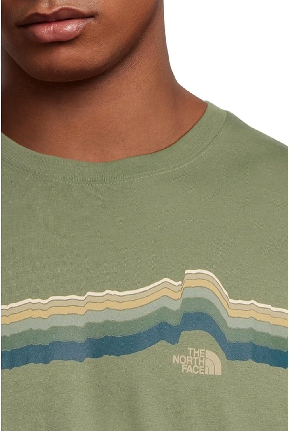 imageThe North Face Mens Evolution Tequila Sunrise ShortSleeve TeeBark Mist