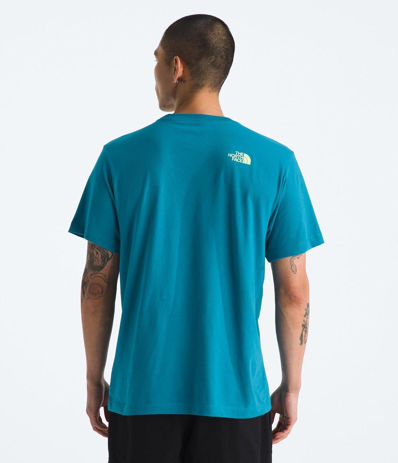 imageThe North Face Mens Evolution Tequila Sunrise ShortSleeve TeeDusk Blue