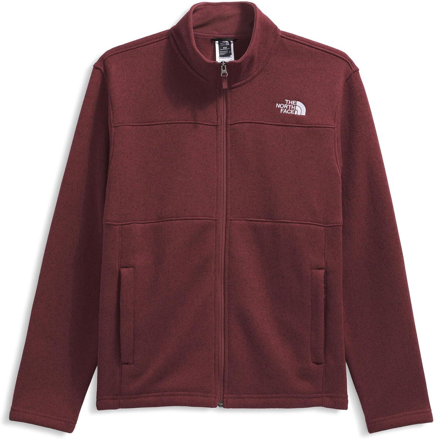 imageThe North Face Mens Gordon Lyons Full Zip Jacket Cold Weather Top With Zippered Hand PocketsSumac Heather