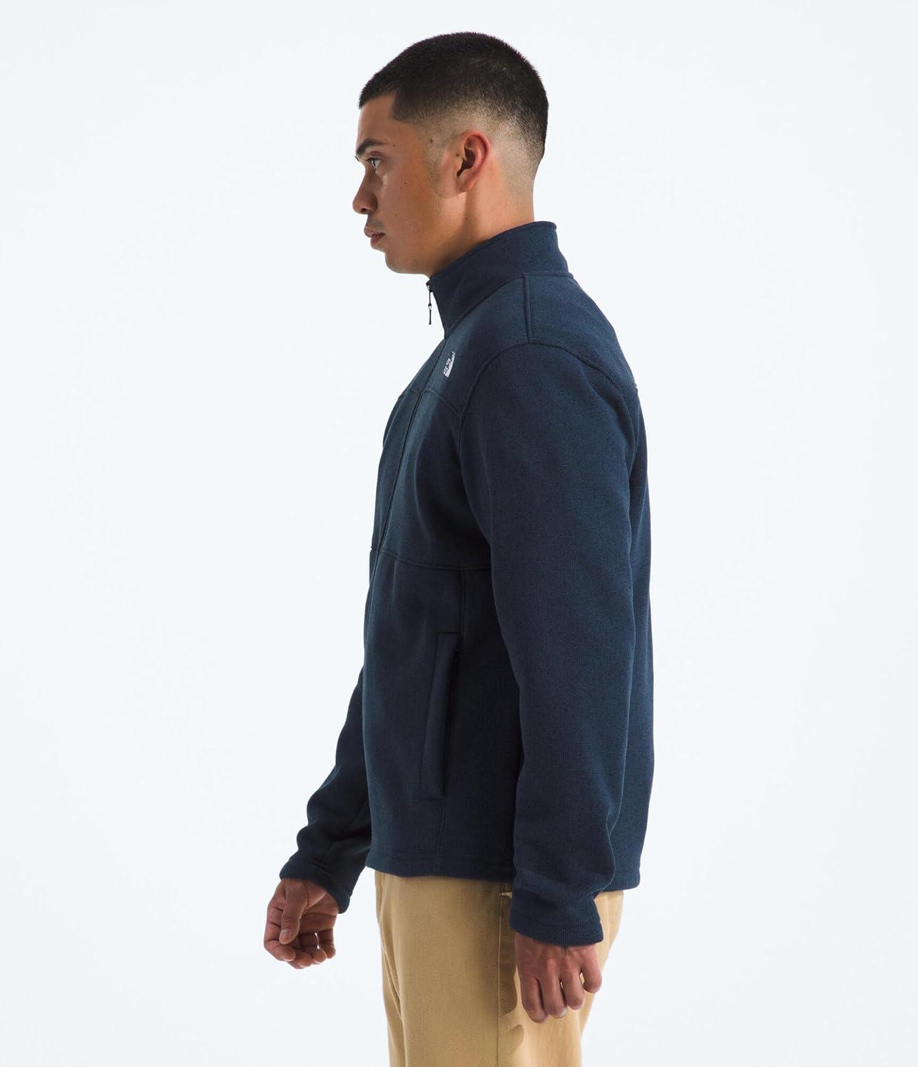 imageThe North Face Mens Gordon Lyons Full Zip Jacket Cold Weather Top With Zippered Hand PocketsSummit Navy Heather