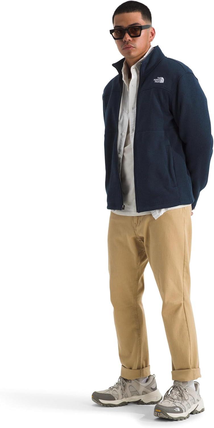 imageThe North Face Mens Gordon Lyons Full Zip Jacket Cold Weather Top With Zippered Hand PocketsSummit Navy Heather