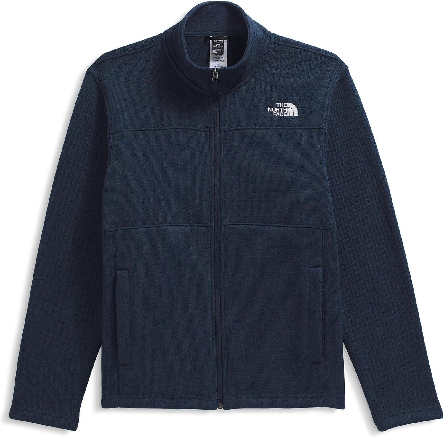 imageThe North Face Mens Gordon Lyons Full Zip Jacket Cold Weather Top With Zippered Hand PocketsSummit Navy Heather