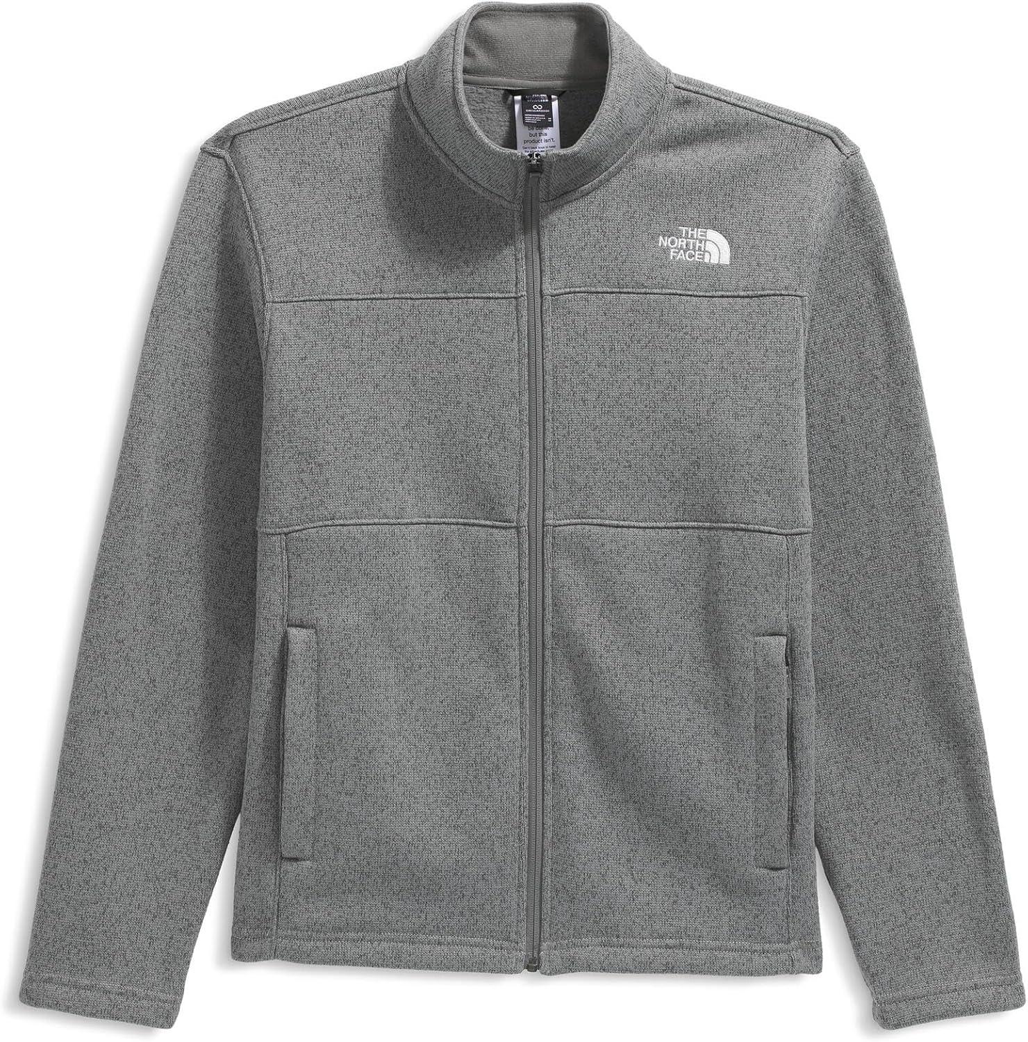 imageThe North Face Mens Gordon Lyons Full Zip Jacket Cold Weather Top With Zippered Hand PocketsTnf Medium Grey Heather