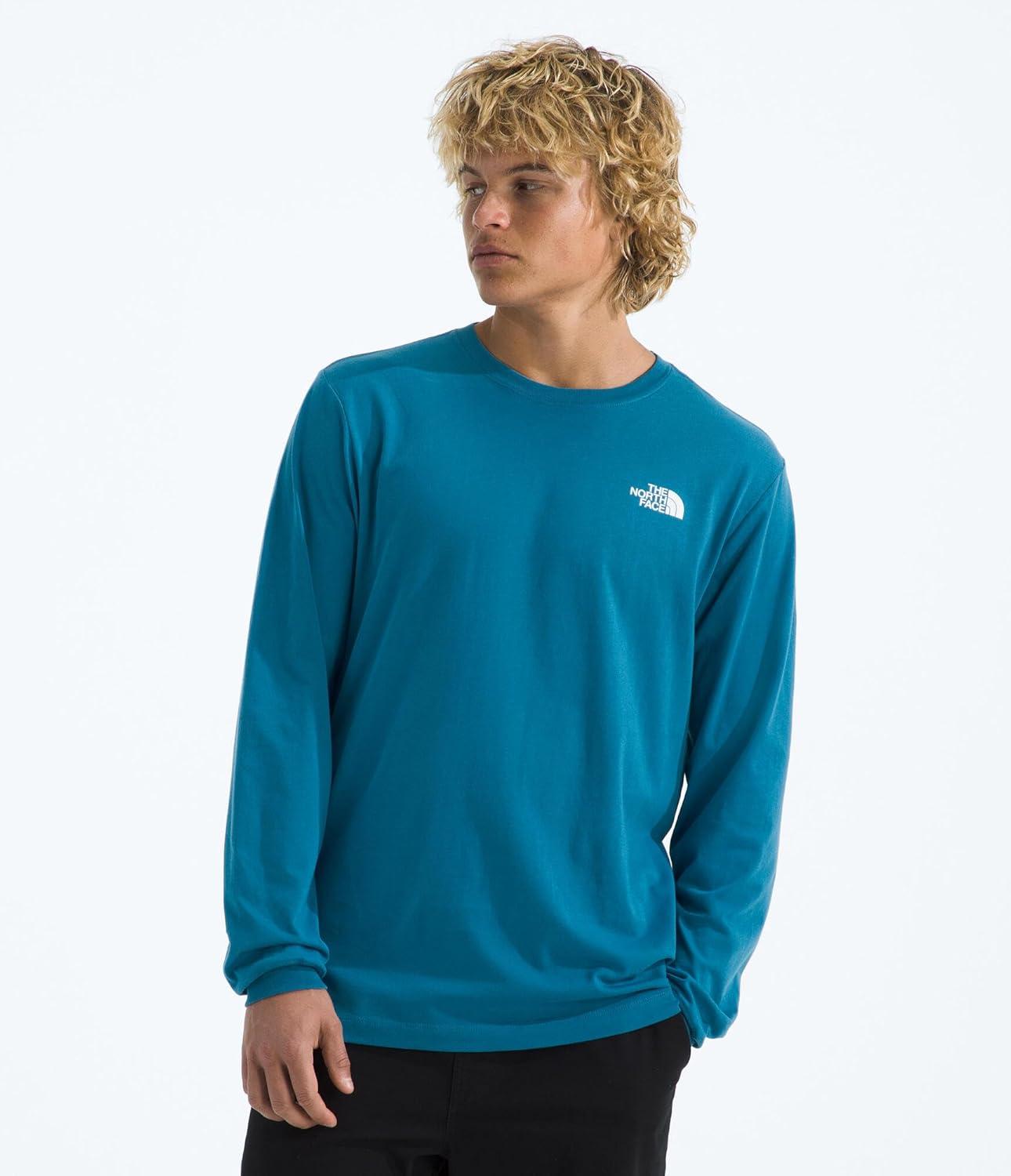 imageThe North Face Mens Long Sleeve Box NSE TeeDusk Blue