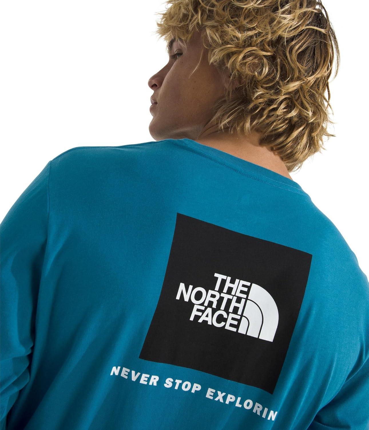 imageThe North Face Mens Long Sleeve Box NSE TeeDusk Blue