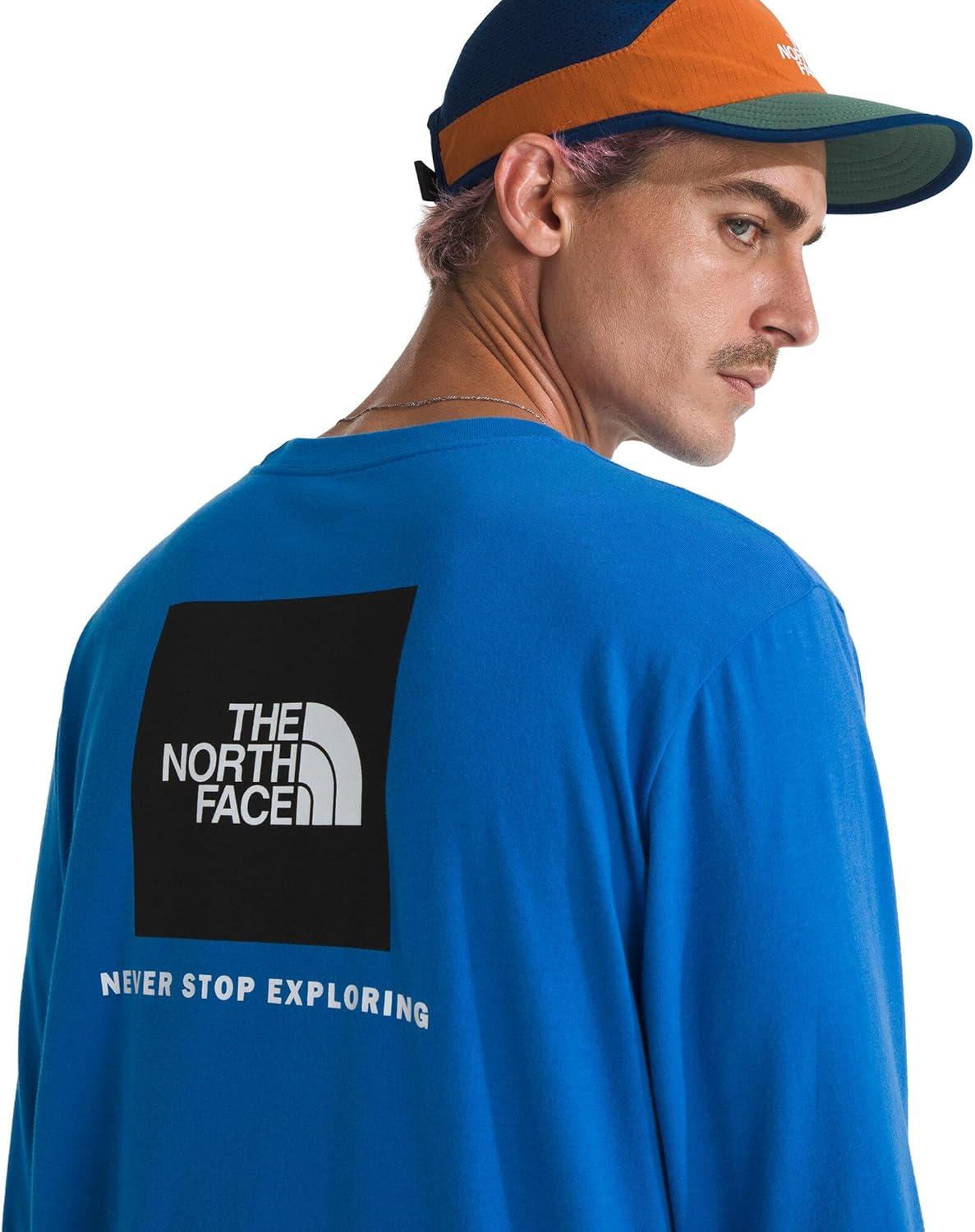 imageThe North Face Mens Long Sleeve Box NSE TeeHero Blue