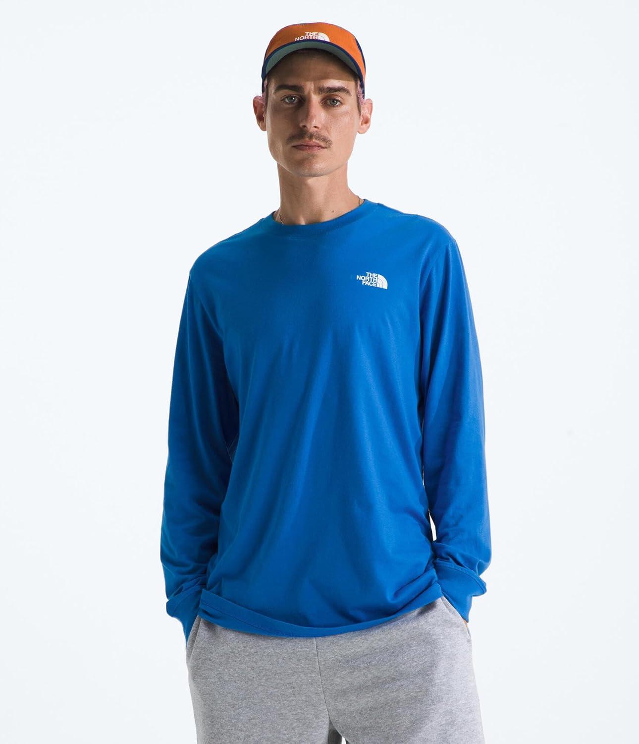 imageThe North Face Mens Long Sleeve Box NSE TeeHero Blue