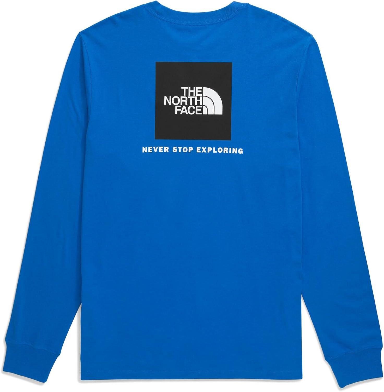 imageThe North Face Mens Long Sleeve Box NSE TeeHero Blue