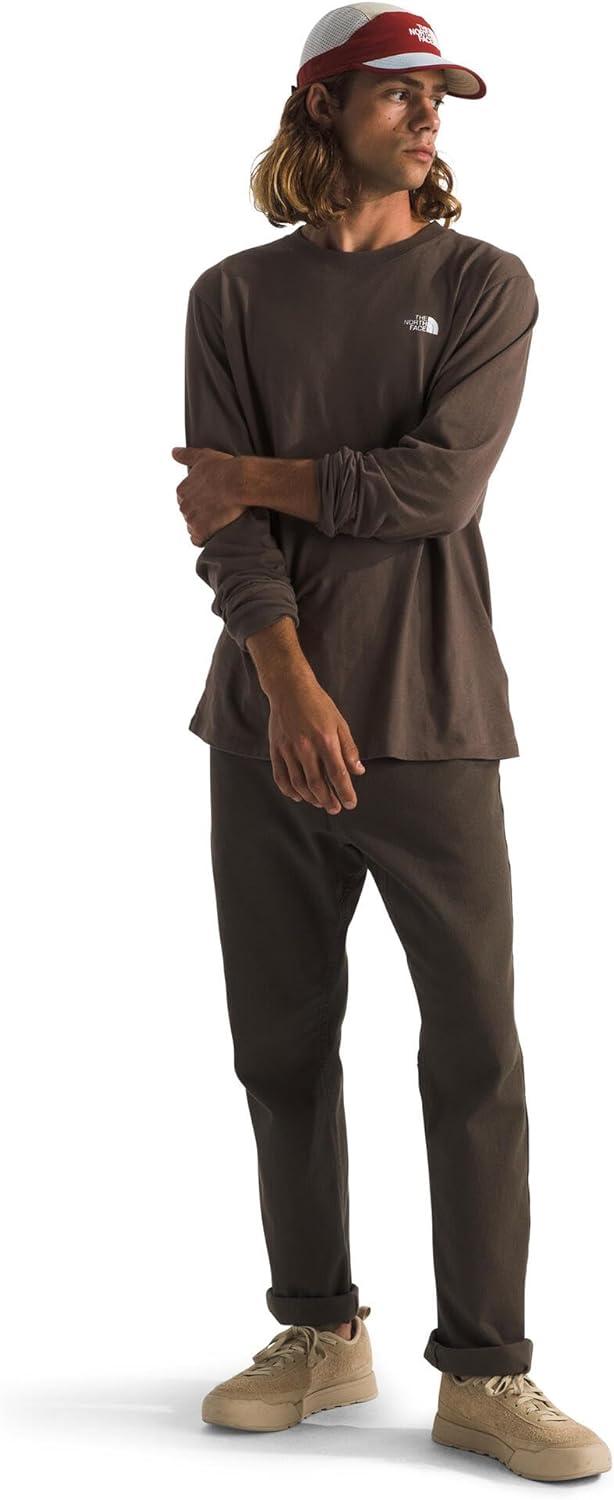 imageThe North Face Mens Long Sleeve Box NSE TeeSmokey Brown