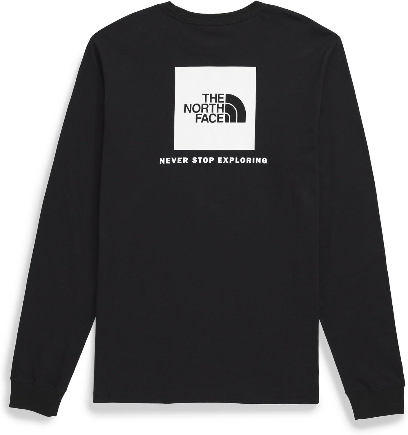 imageThe North Face Mens Long Sleeve Box NSE TeeTnf BlackTnf White