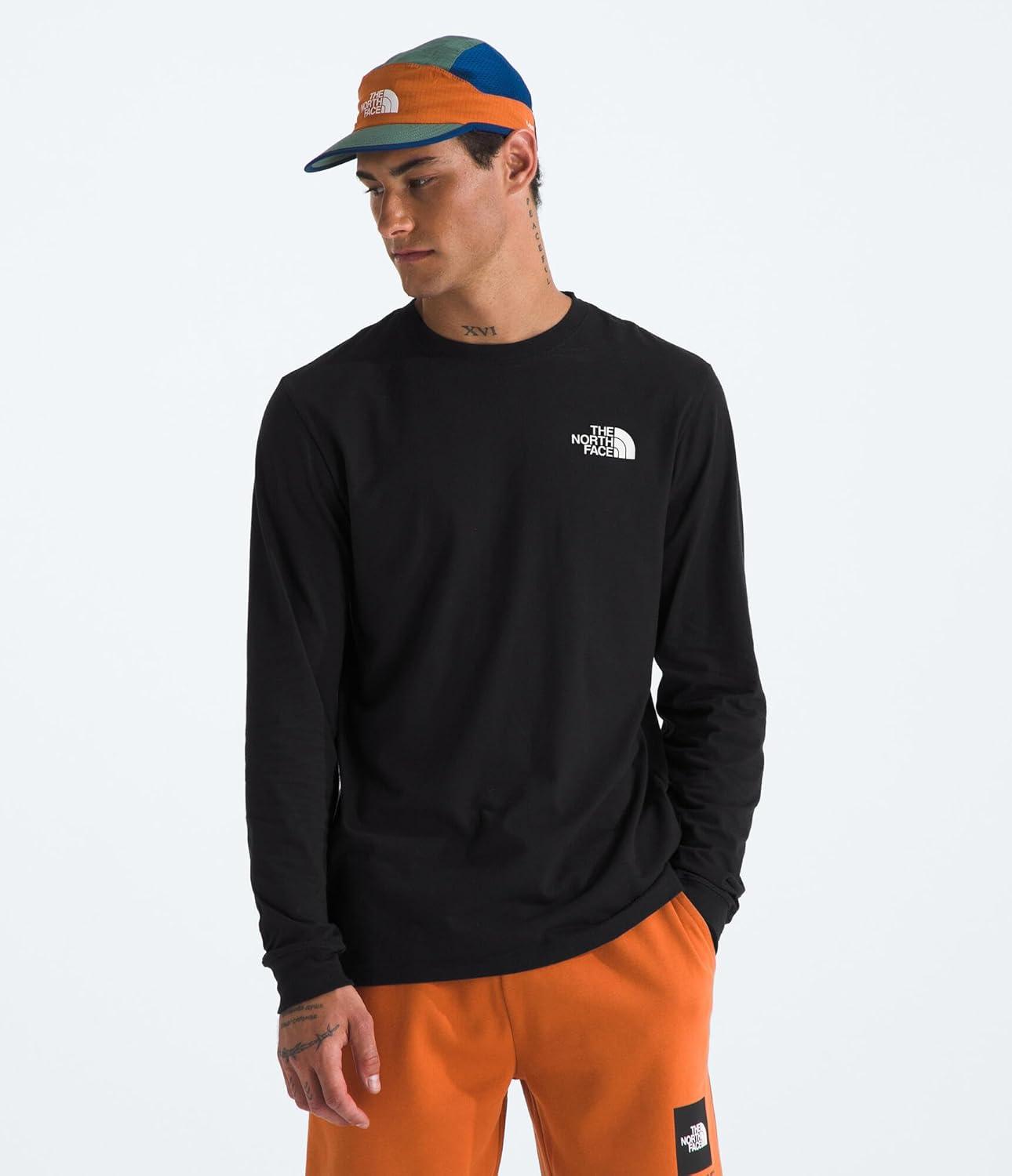 imageThe North Face Mens Long Sleeve Box NSE TeeTnf BlackTnf White
