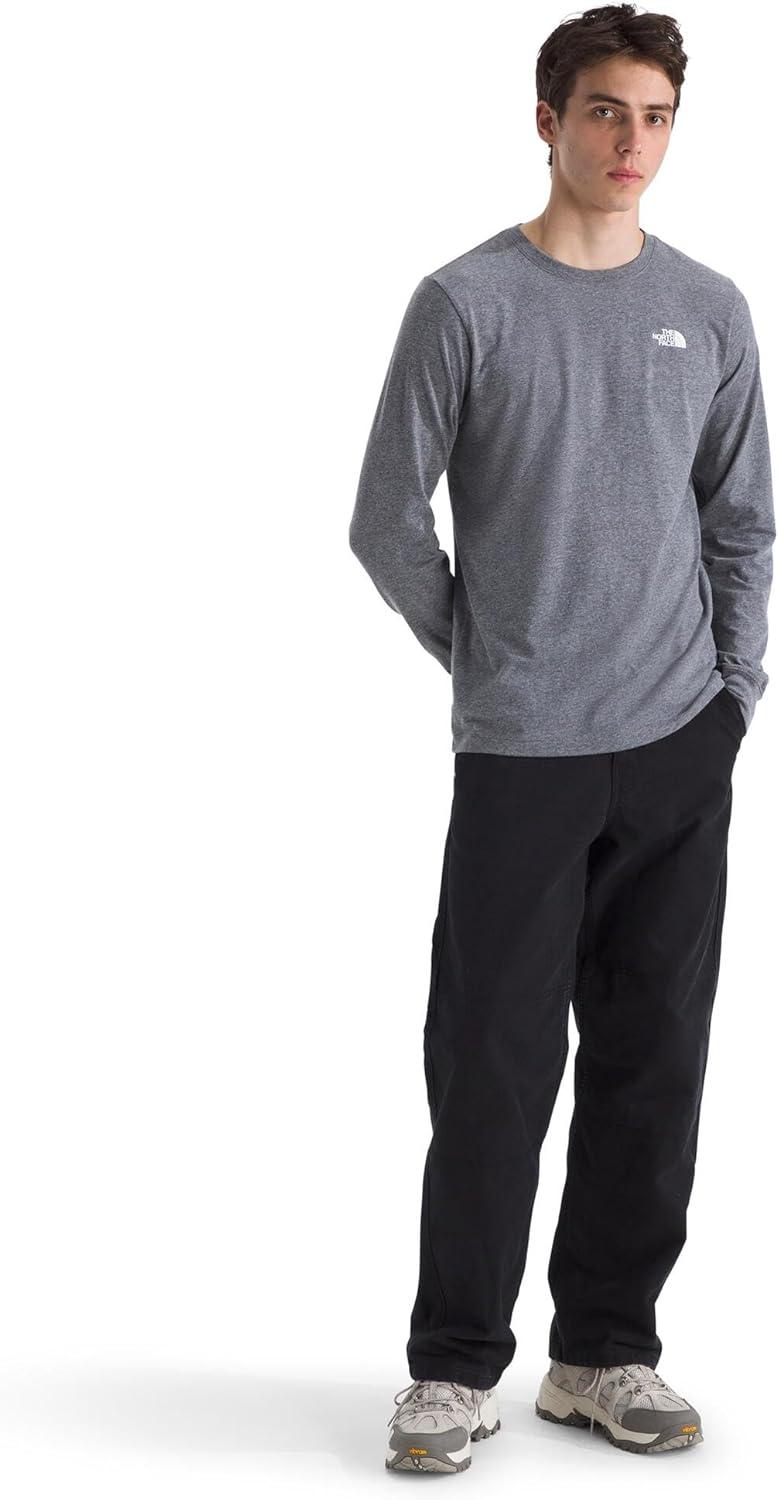 imageThe North Face Mens Long Sleeve Box NSE TeeTnf Mid Grey Heather