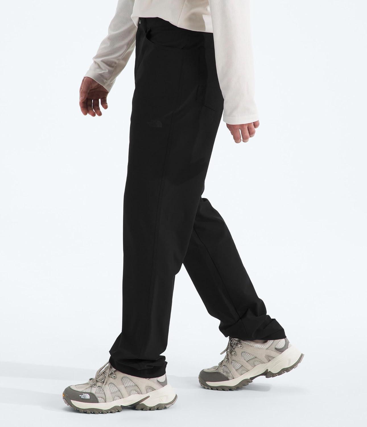 imageThe North Face Mens Paramount 5Pocket Pant Moisture Wicking Pants 4 Pockets Belt Loop Button ClosureTnf Black