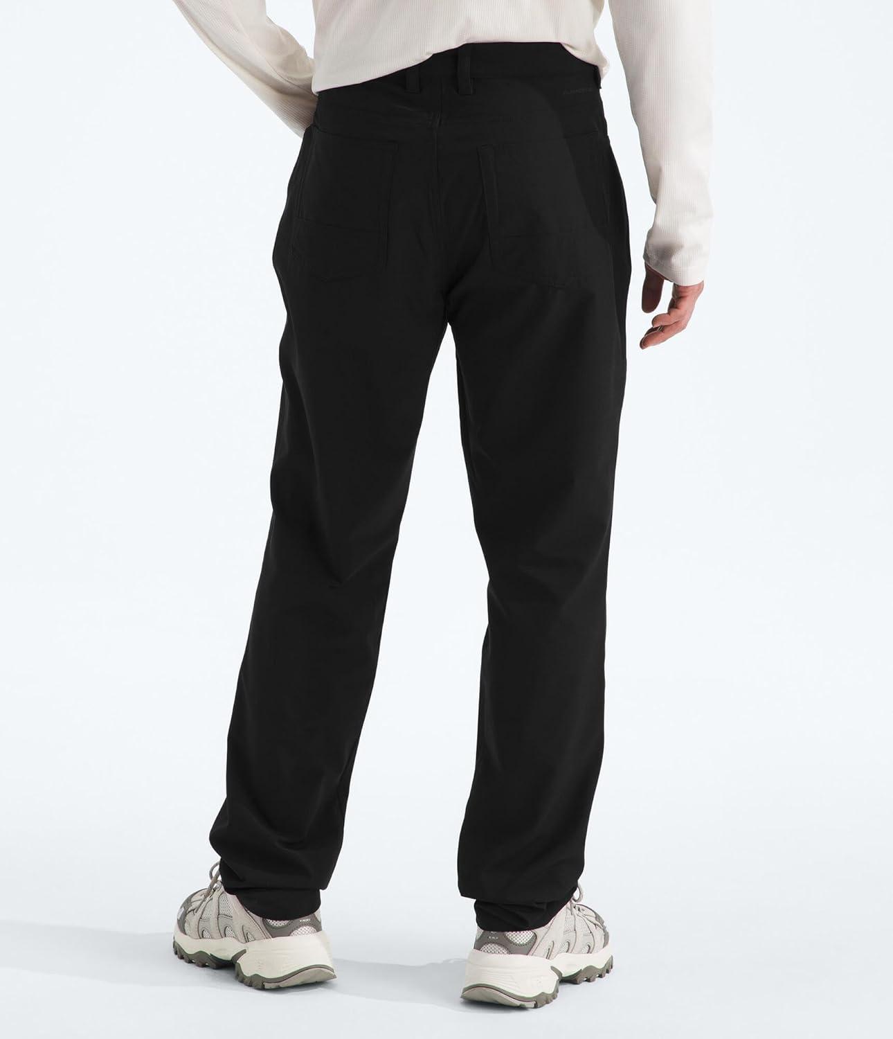 imageThe North Face Mens Paramount 5Pocket Pant Moisture Wicking Pants 4 Pockets Belt Loop Button ClosureTnf Black