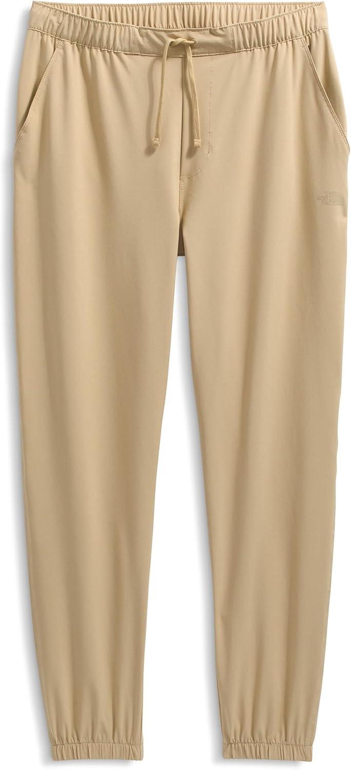 imageThe North Face Mens Paramount Jogger Moisture Wicking Pants Elastic Waistband with Adjustable DrawcordKhaki Stone