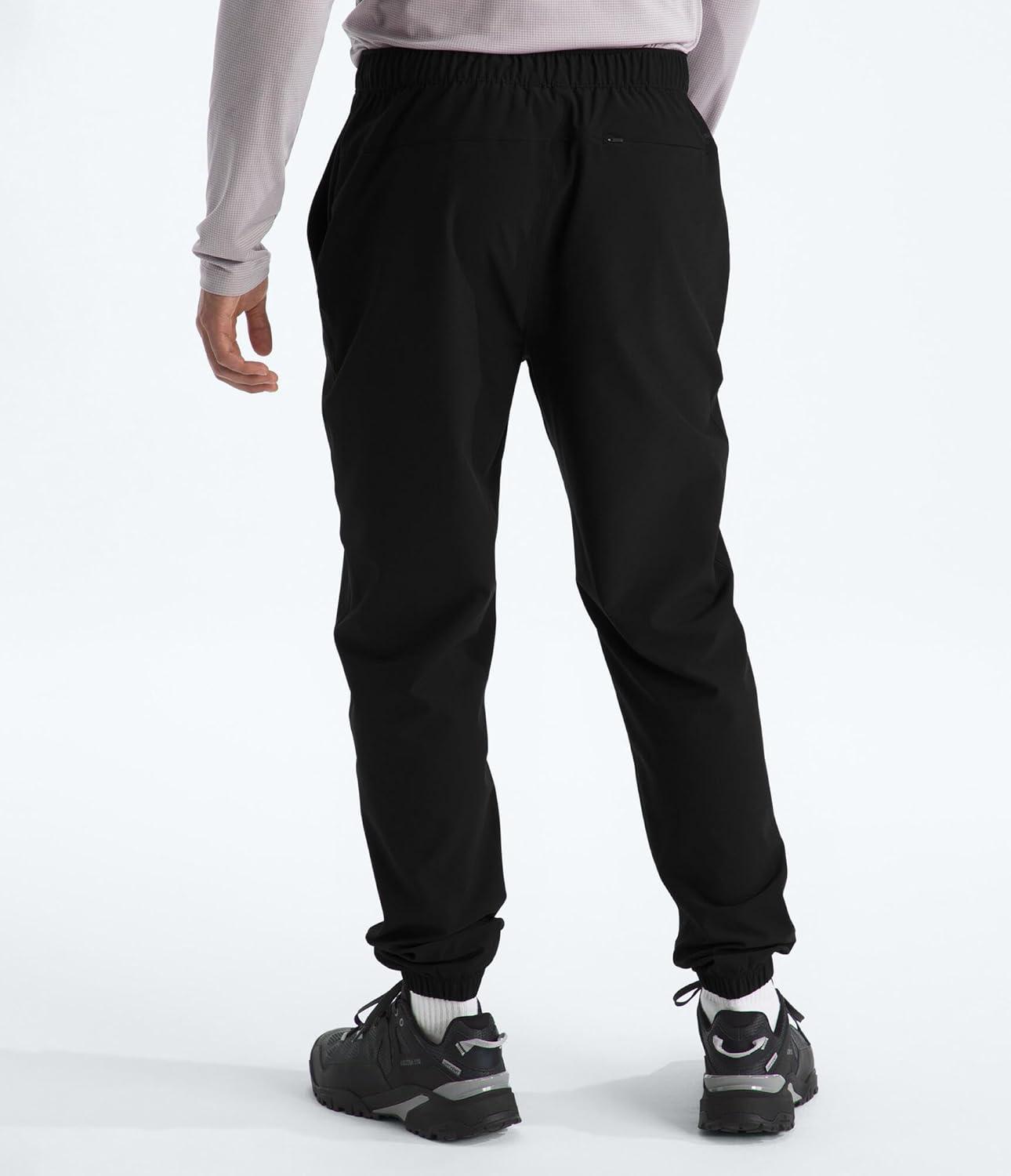 imageThe North Face Mens Paramount Jogger Moisture Wicking Pants Elastic Waistband with Adjustable DrawcordTnf Black