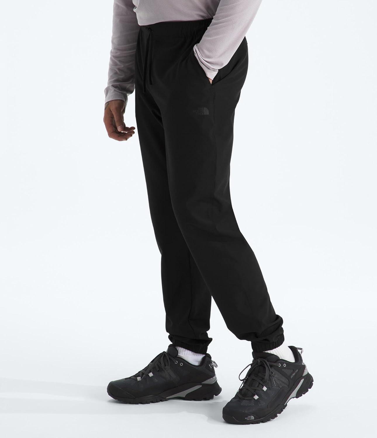 imageThe North Face Mens Paramount Jogger Moisture Wicking Pants Elastic Waistband with Adjustable DrawcordTnf Black