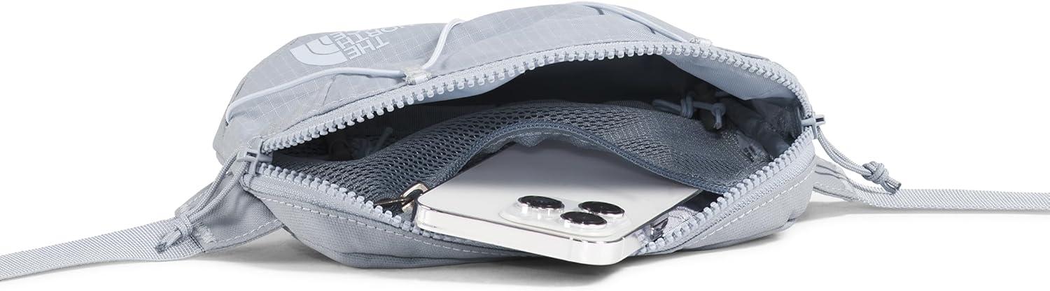 imageThe North Face Terra Lumbar Hiking Hip Pack 1 Liter Storage Belt Bag Water Repellent Finish Adjustable Strap Secure Zip PocketsBlue Flax